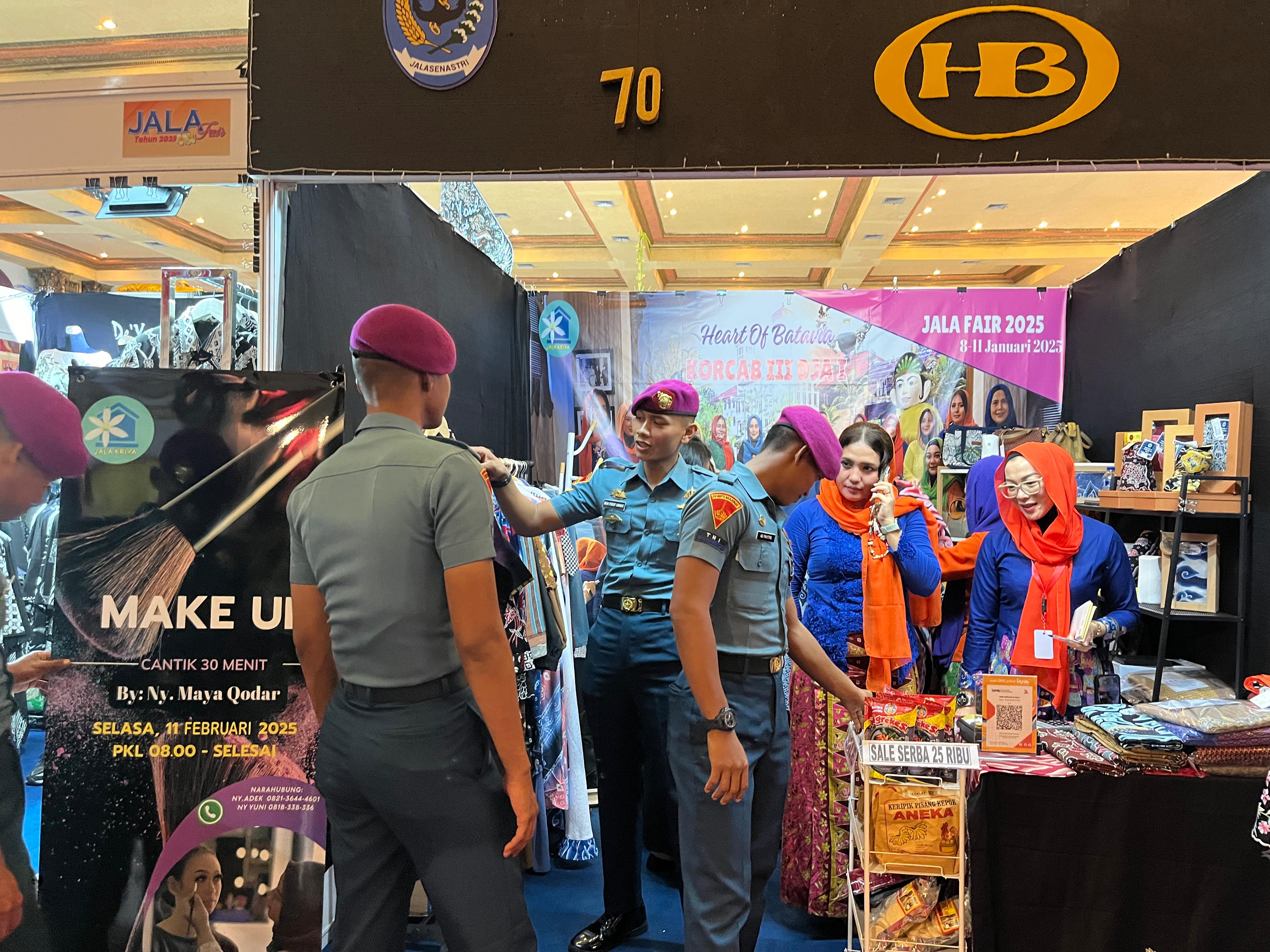 Jala Fair PRAJURIT YONMARHANLAN III JAKARTA HIU PERKASA HADIRI JALA FAIR 2025